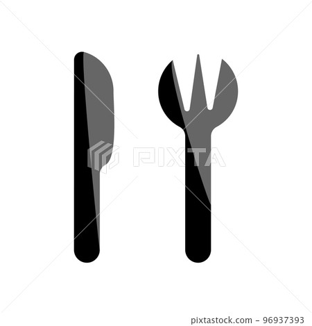 Illustration Vector graphic of fork icon design 96937393