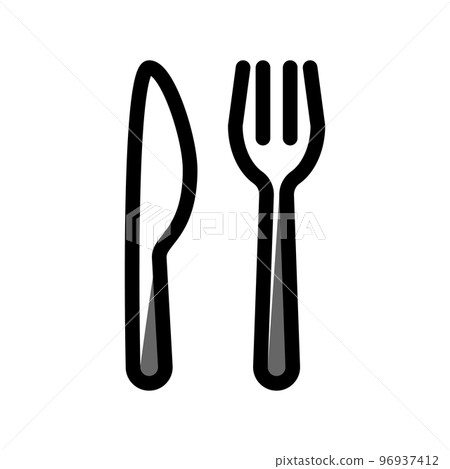 Illustration Vector graphic of fork icon design Illustration Vector graphic of fork icon design 96937412