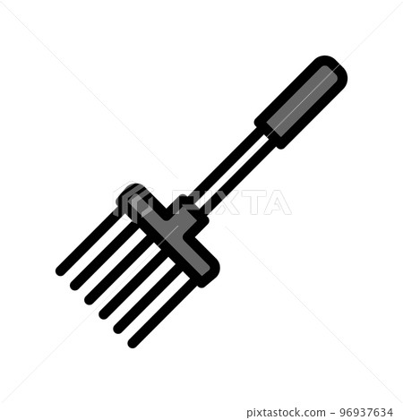 Illustration Vector Graphic of Fork Garden Icon Illustration Vector Graphic of Fork Garden Icon 96937634