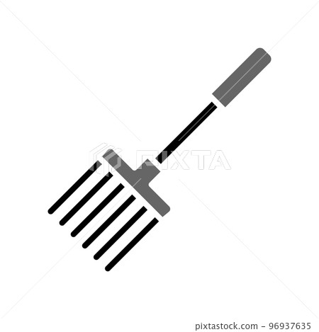 Illustration Vector Graphic of Fork Garden Icon Illustration Vector Graphic of Fork Garden Icon 96937635