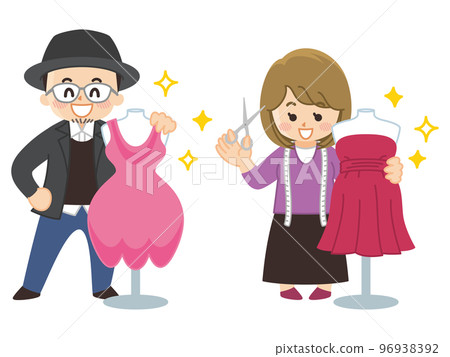男性和女性時裝設計師、造型師 男性和女性時裝設計師、造型師 96938392