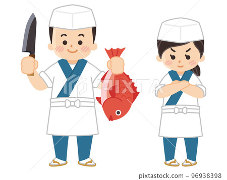 Japanese and female chefs Japanese and female chefs 96938398