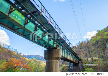 Degawa Bridge Discontinued Watarase Keikoku Railway Industrial Heritage Ashio-cho, Nikko City 96940995