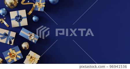 Luxurious gold gift gift background Luxurious gold gift gift background 96941536