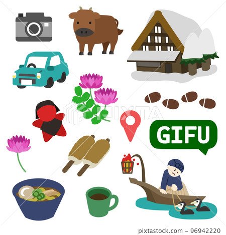 岐阜圖標沒有線 岐阜圖標沒有線 96942220