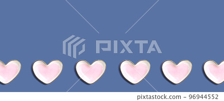 Appreciation theme with heart dishes 96944552