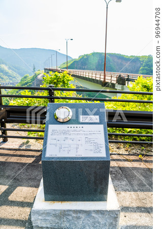 Minami Aso superb view of fresh green "Aso Choyo Ohashi Observatory/Guide board/Map scenery" Minami Aso superb view of fresh green "Aso Choyo Ohashi Observatory/Guide board/Map scenery" 96944708