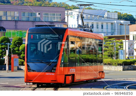 [Iyo Railway] Otemachi Line Type 5000 (From Otemachi Station to JR Matsuyama Station) 96946850