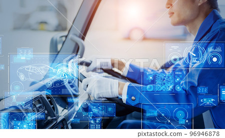 大型汽車司機和技術 96946878