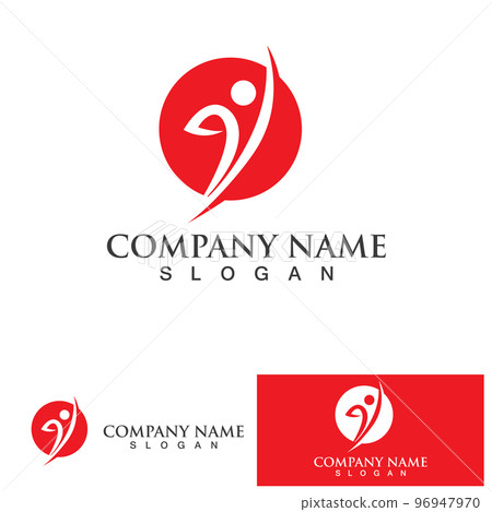Human character logo sign 96947970