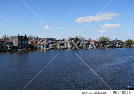 Dutch windmill village Zaanse Schans Dutch windmill village Zaanse Schans 96948086