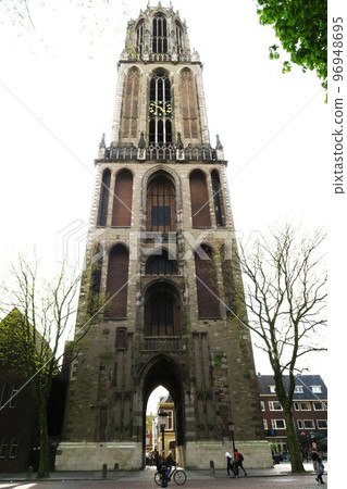 Dom Tower of St. Martin's Cathedral (Dom Church) in Utrecht Dom Tower of St. Martin's Cathedral (Dom Church) in Utrecht 96948695