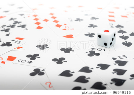 撲克牌和骰子 96949116