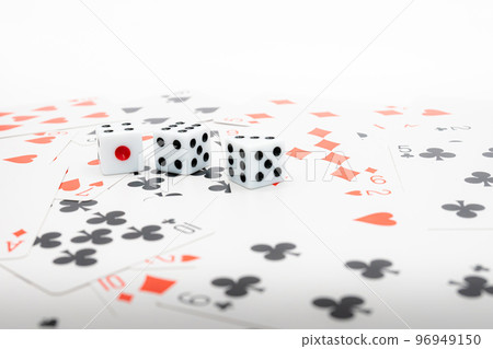 playing cards and dice playing cards and dice 96949150
