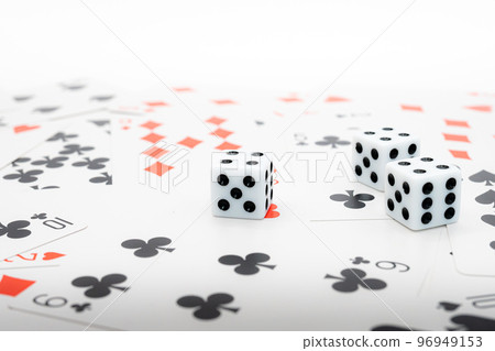 playing cards and dice playing cards and dice 96949153
