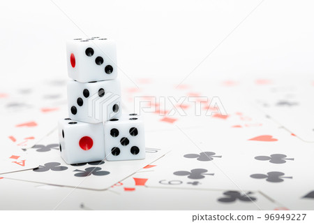 撲克牌和骰子 96949227