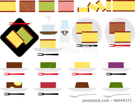 卡斯特拉和羊羹 P 96949371