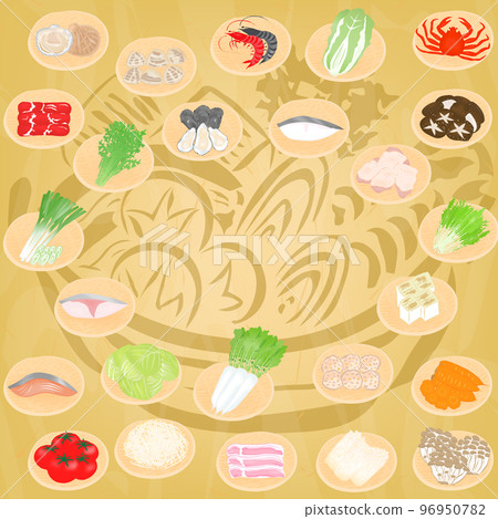 火鍋食材背景最後 96950782