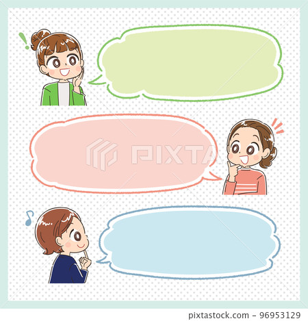 3 women discussing 96953129