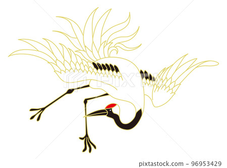 Crane Red-crowned Crane 96953429