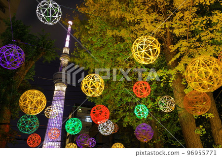 Illumination of Ushijima Shrine, Sumida Ward, Tokyo 96955771