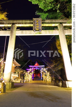 東京墨田區牛島神社的燈飾 東京墨田區牛島神社的燈飾 96955862
