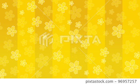 New Year's background illustration. A beautiful background with Japanese patterns. 96957257