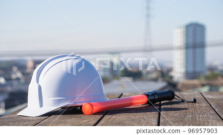 建築業、保安、警衛人形象 建築業、保安、警衛人形象 96957903