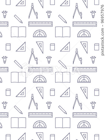 Seamless arithmetic stationery icon background pattern_align Seamless arithmetic stationery icon background pattern_align 96957976