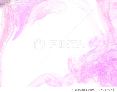 Pink alcohol ink wallpaper, frame Pink alcohol ink wallpaper, frame 96958971