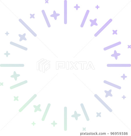 Circular frame sparkling lines gradation blue Circular frame sparkling lines gradation blue 96959386