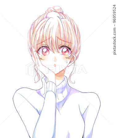 有麻煩的女人汗水 96959524