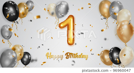 Festive birthday illustration Festive birthday illustration 96960047