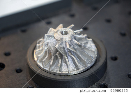 The high technology metal 3D  printing turbine parts. 96960355