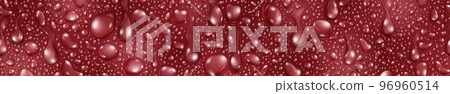 Banner of water drops Banner of water drops 96960514