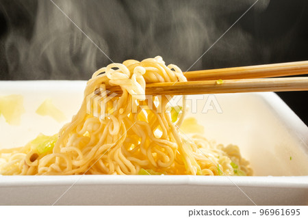 Freshly made cup yakisoba Freshly made cup yakisoba 96961695