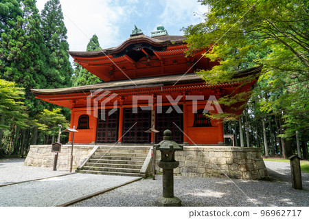 [古京都的世界遺產文化遺產] 比叡山延歷寺東塔夏日戒壇院滋賀縣大津市 96962717