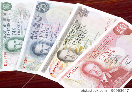 Luxembourg franc a business background 96963647