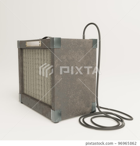 guitar amp isolated on white background guitar amp isolated on white background 96965862