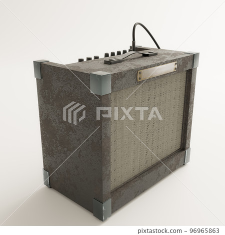 guitar amp isolated on white background guitar amp isolated on white background 96965863