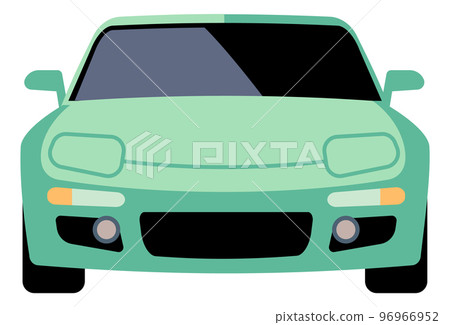 Modern car icon. Luxury auto front view Modern car icon. Luxury auto front view 96966952