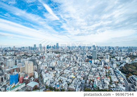 Cityscape from Ebisu, Tokyo Cityscape from Ebisu, Tokyo 96967544