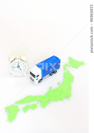 Nationwide delivery (logistics, punctual image, vertical composition) Nationwide delivery (logistics, punctual image, vertical composition) 96968855