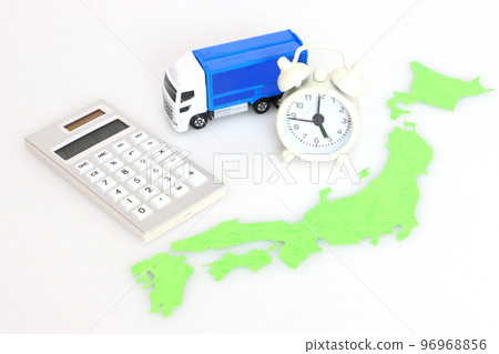 Nationwide delivery (logistics, punctuality, transportation cost image) Nationwide delivery (logistics, punctuality, transportation cost image) 96968856