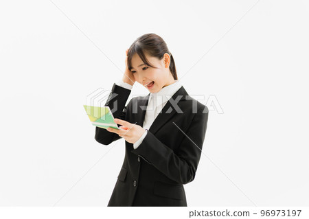 Business woman wallet 96973197