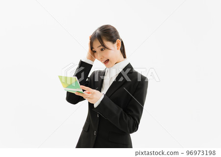 Business woman wallet 96973198