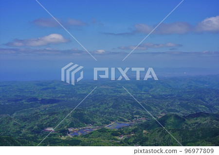 The Sea of Japan and Hinomisaki from Mt. 96977809