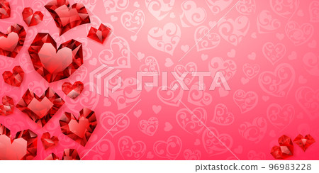 Background of hearts Background of hearts 96983228