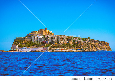 Isole Tremiti island of San Nicola in Gargano Apulia - Italy 96983925