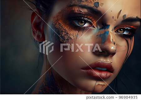 Set of make up cosmetics 96984935